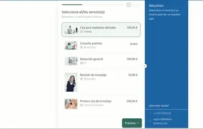 Web de reserva online de citas