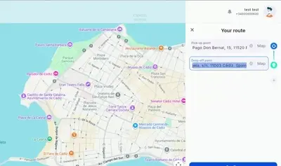 App de reserva de taxis