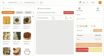 TPV (punto de venta) para comercios y restaurantes